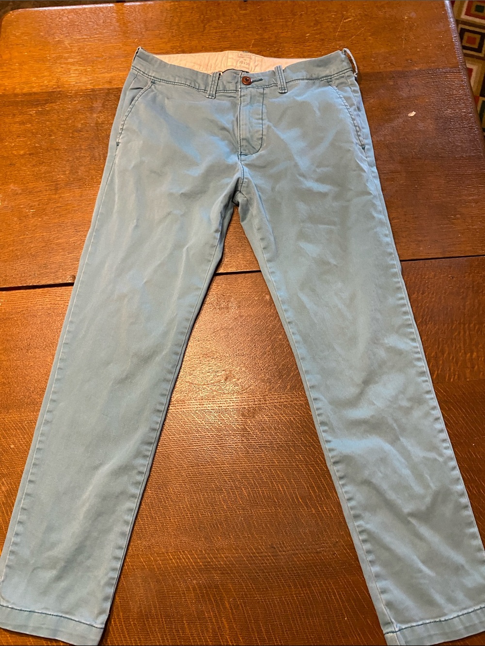 Hollister Men's Light Blue Chinos